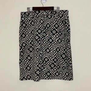 Moschino Jeans black floral skirt